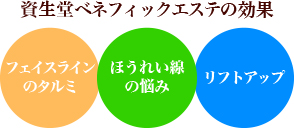 資生堂ベネフィックエステ効果